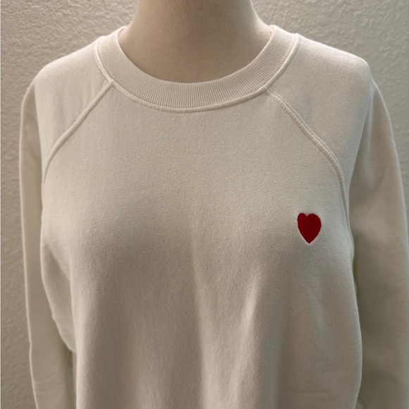 Spiritual Gangster Long Sleeve White Sweatshirt Love Your‎ Self Print Small EUC - Picture 1 of 8